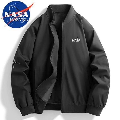 Chamarra Casual NASA MARVEL Negra Para Hombre