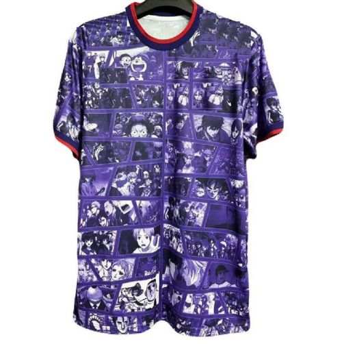 Jersey Japon Edicion Especial Collage Anime Morado