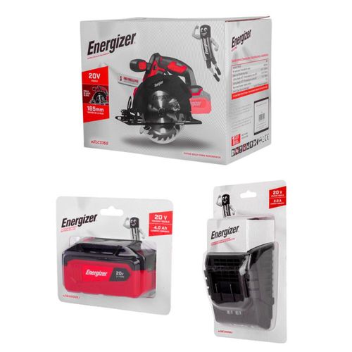 Sierra Circular Inalámbrica Energizer  EZLCS165-CB4 (165mm)