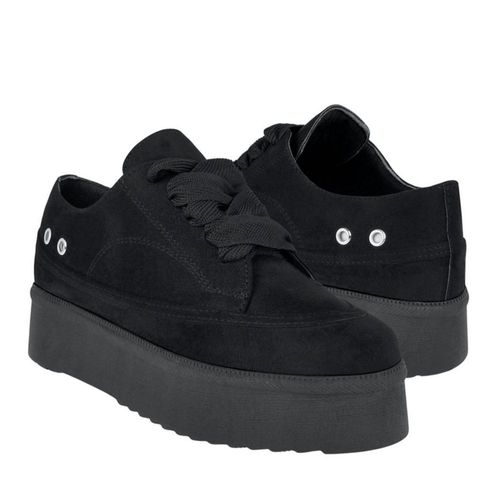 ZAPATOS CASUALES MUJER STYLO 5847 SUEDE NEGRO
