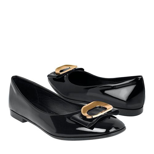 ZAPATOS CASUALES STYLO MUJER 19672 CHAROL NEGRO