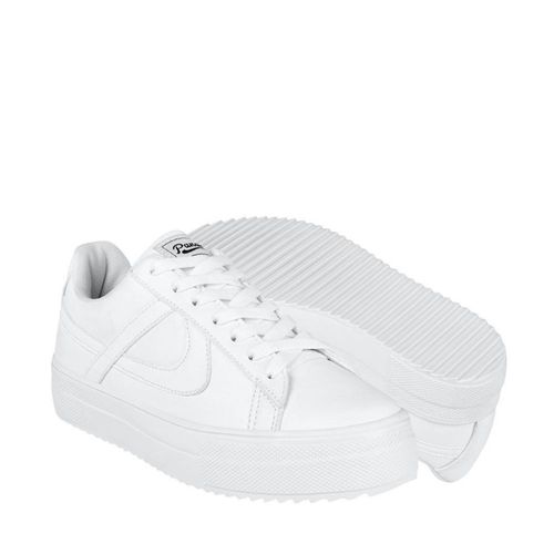 TENIS CASUALES DAMA PANAM 0109280010 SIMIPIEL BLANCO