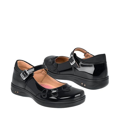 ZAPATOS ESCOLARES NIÑA YUYIN 25472 CHAROL NGO 18-21