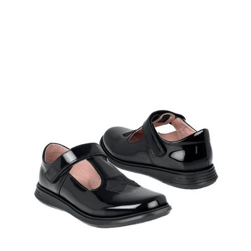 ZAPATOS ESCOLARES NIÑA NICK & WICK 4414 CHAROL NGO 18-21