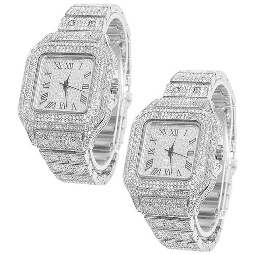 Reloj para caballero TimeGlowSilver MXOWV-002 Reloj con brillo