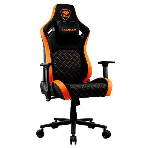 Silla Cougar Defensor F Negro/Naranja Soporta 120Kg 3Mdfforb.0001