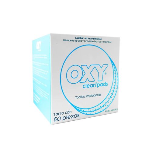 OXY CLEAN PADS 50 TOALLAS LIMPIADORAS