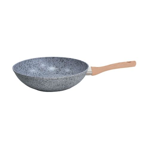 Wok Hudson Granito Stone Aluminio Forjado 28cm Antiadherente