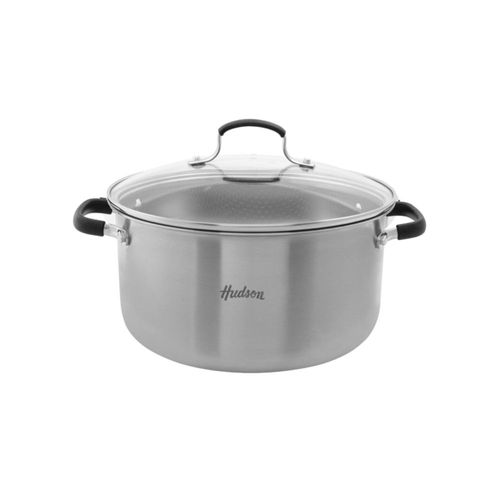 Cacerola Acero Inoxidable Con Antiadherente 26 Cm