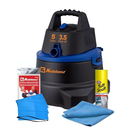 Aspiradora Koblenz WD-5 5 gal 3 filtros limpiador multiusos