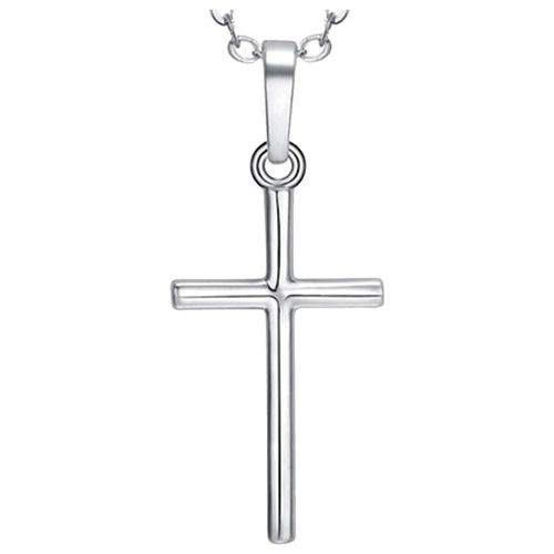 Collar de cruz CrossSmoo01 MXOOC-001 Cruz de plata esterlina