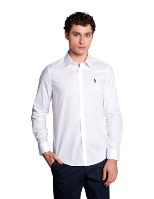Camisa manga larga blanca Hpc Polo