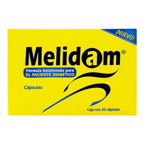 Multivitamínico Melidam para Diabéticos 30 Cápsulas