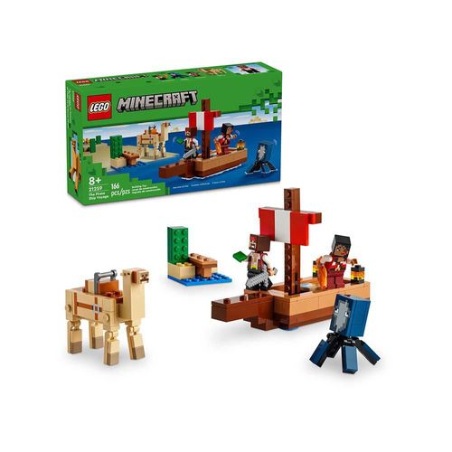 Lego Minecraft El Viaje en el Barco Pirata 21259
