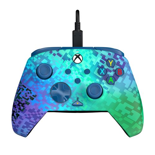 Control Alámbrico PDP para Xbox Series X|S Glitch Verde