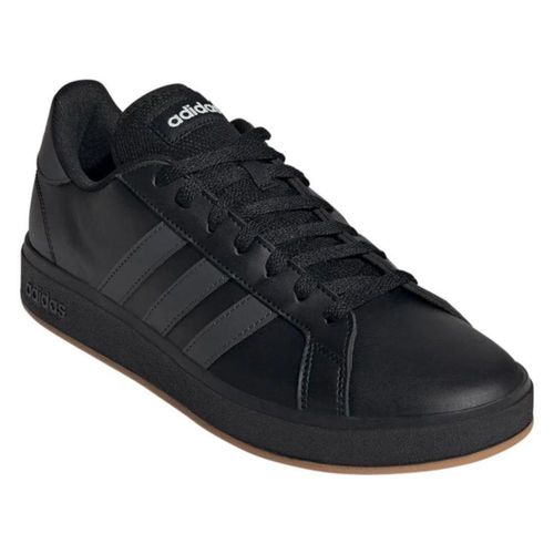Tenis Sneakers Casual Hombre Adidas Grand Court Color Negro Comodos