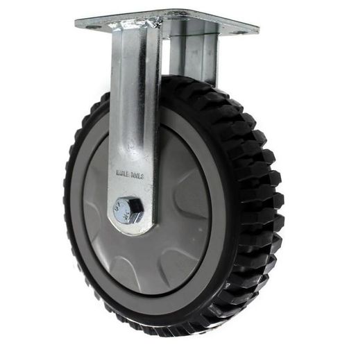 RODAJA FIJA MAPLE TOOLS DE PVC GRIS 8'' 240 KG