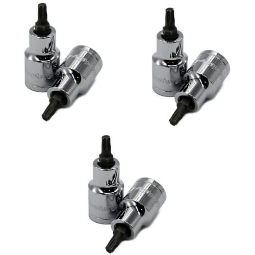 PACK 6 DADOS MAPLE TOOLS 1/2'' PUNTA TORX T30