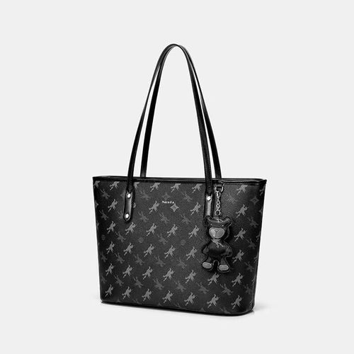 Bolso NUCELLE Caballo Volador grande para laptop 15.6" negro para mujer