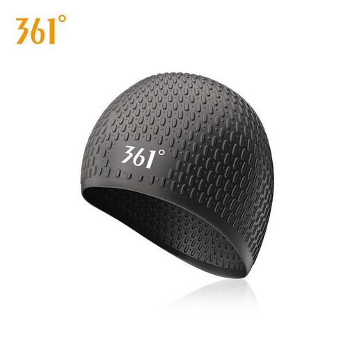 Gorro de natación 361° silicona para cabello largo unisex impermeable