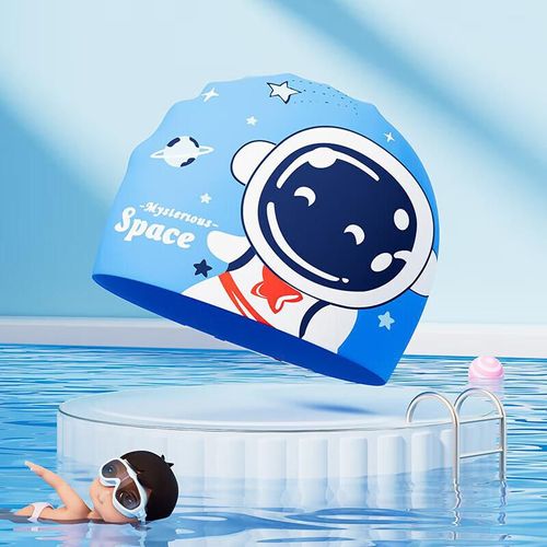 Gorro de natación YOUYOU silicona diseño astronauta para niños