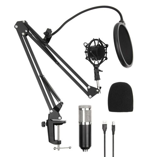 Micrófono USB Nibio HG 600 Condensador Trípode Negro Openbox