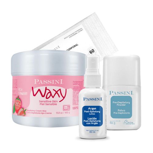 KIT PASSINI PARA DEPILACIÓN FRESA MICROONDAS PIEL SENSIBLE