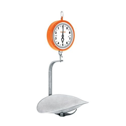 Báscula TRUPER capacidad 10 kg mecánica colgante BAS10C naranja