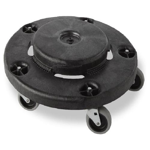 PLATAFORMA RODANTE RUBBERMAID NEGRA FG264000BLA
