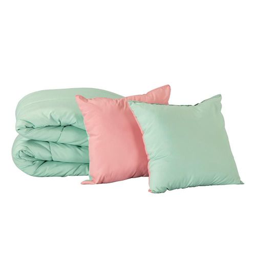 Set Edredón Matri Queen Dicasa Couzy Menta - Rosa CZD