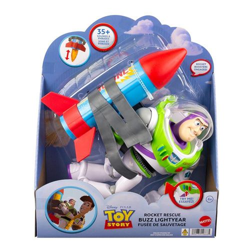 Disney Pixar Toy Story Buzz con Cohete 12" HWW14