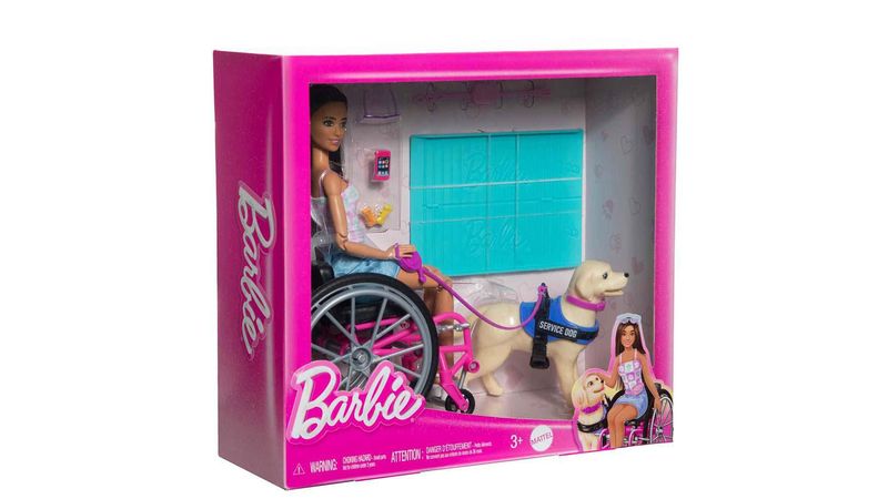 Barbie Silla De Ruedas MuÃ±eca Barbie Con Perros Barbie Set De