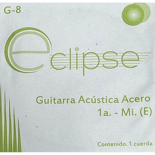 Cuerda Acero Para Guitarra Acústica Eclipse 1a MI (E)