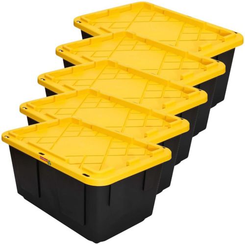 Cajas de Plastico para Candados BoxUpYellow MXXBP-005 Caja Organizadora Durabilidad