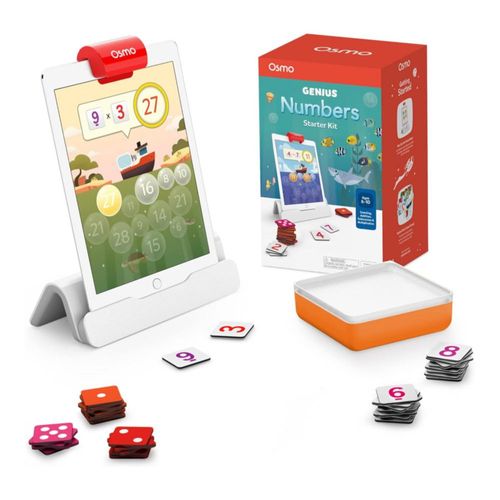 Osmo Juguete Educativo Genius Numbers Starter Kit para iPad con 3 juegos educativos de aprendizaje
