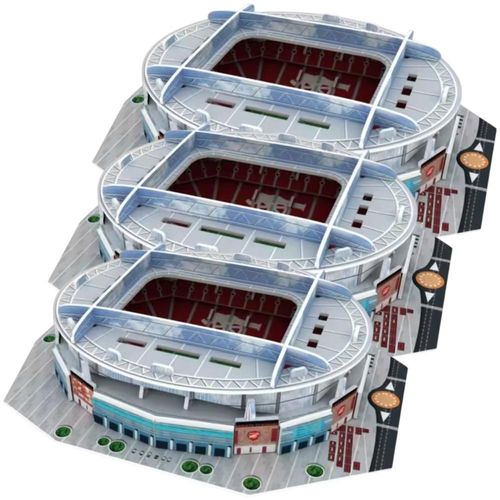Estadio de Soccer Londres Armable EmiratesStadium MXEMU-003 Rompecabezas 3D Campo de Futbol