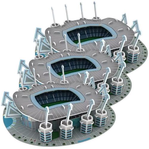 Rompecabezas 3D Armable EtihadStadium MXEIH-003 Campo de Futbol Decorativo
