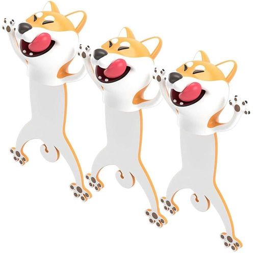 3D Marcadores de Libros CartoonMarkshiba MXSHI-003 Separadores de 3D