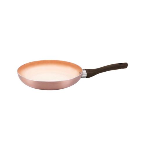 Sarten HUDSON 26cm Aluminio espesor 2mm 3 capas Antiadherente Cerámico color Cobre.