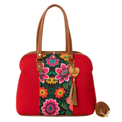 Bolso Yute FANA Ember Color Rojo