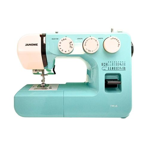 Máquina De Coser Mecánica Doméstica TM16 Janome Color Agua