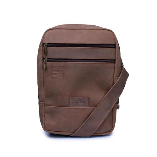 Bandolera piel hombre Castelli tipo mariconera ajustable