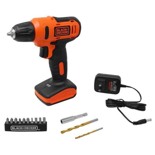 TALADRO ATORNILLADOR BLACK+DECKER 12V 3/8'' LD12S-B3