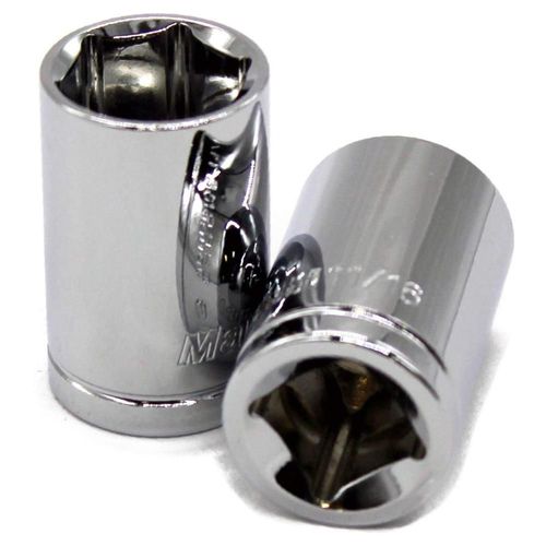 PACK 12 DADOS MAPLE TOOLS 3/8 CORTO HEXAGONAL STD 13/16''