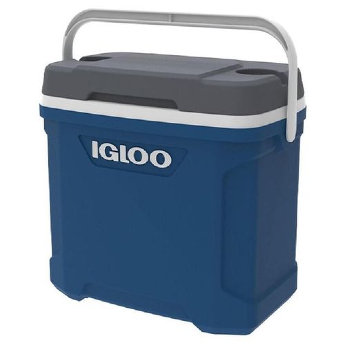 HIELERA IGLOO LATITUDE 30 QT AZUL ÍNDIGO 43 LATAS