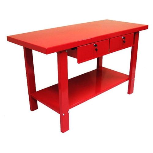 MESA DE TRABAJO MAPLE TOOLS DE ACERO CON 2 CAJONES