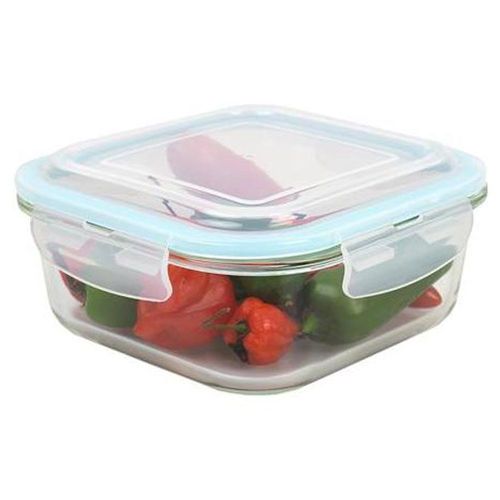 Recipiente de vidrio con tapa 1.2 L