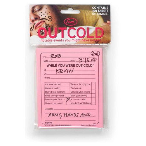 Block de Notas Outcold con 100 Hojas 2x13x11cm