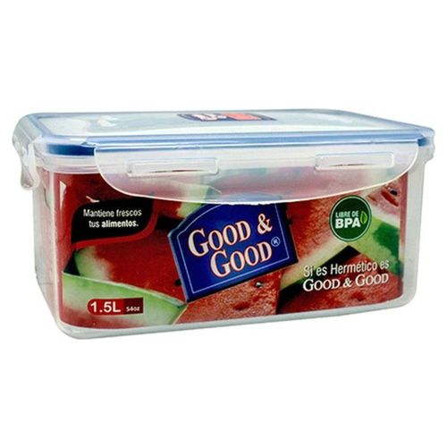 Recipiente con tapa hermética 1.5L