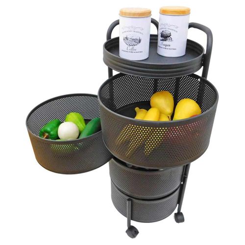 Carrito organizador con agarraderas 5 niveles